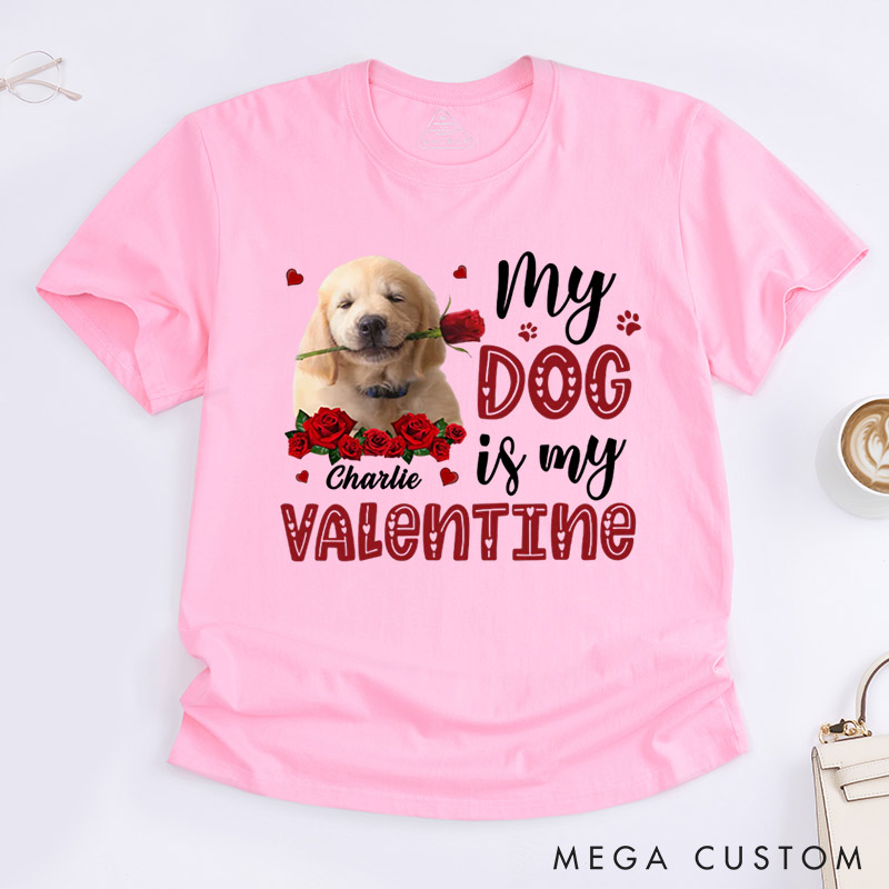 Personalized Pet Lover Valentine Gift for Pet Owners T-Shirt