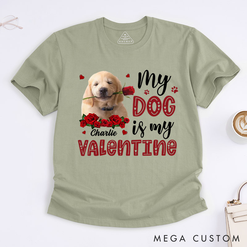 Personalized Pet Lover Valentine Gift for Pet Owners T-Shirt