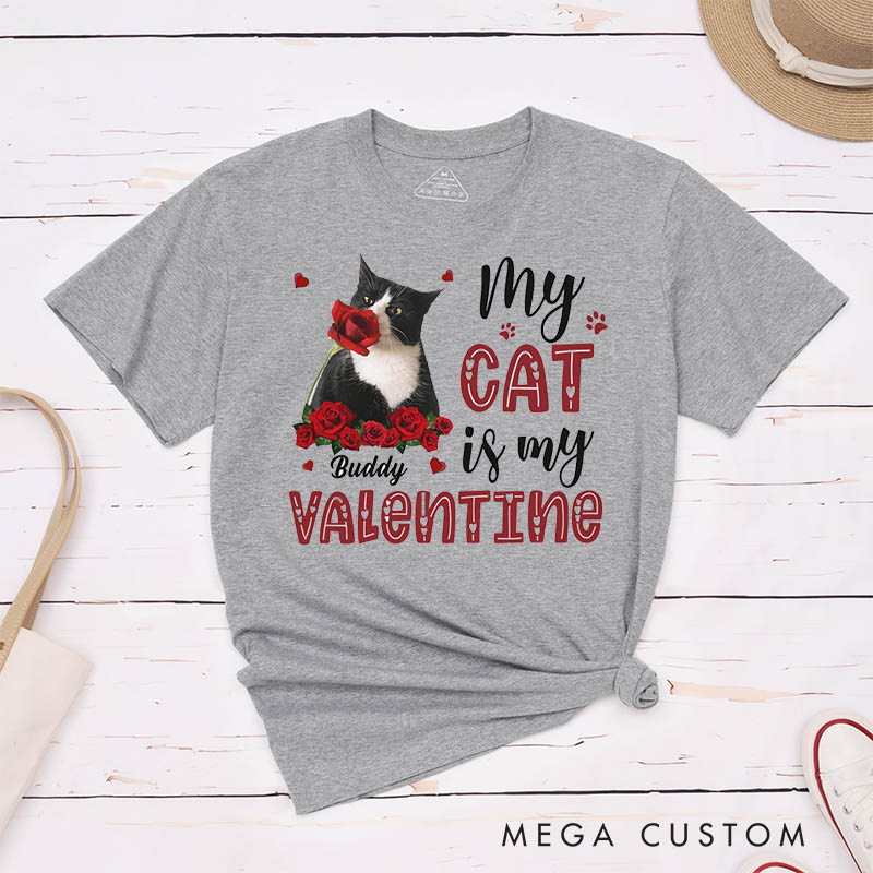 Personalized Pet Lover Valentine Gift for Pet Owners T-Shirt