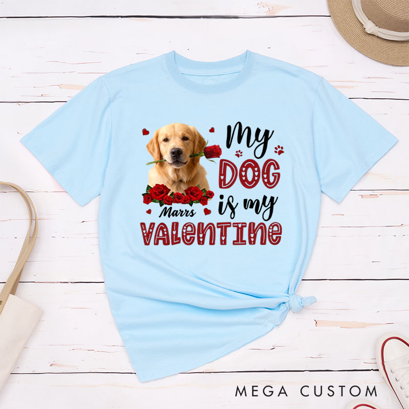 Personalized Pet Lover Valentine Gift for Pet Owners T-Shirt