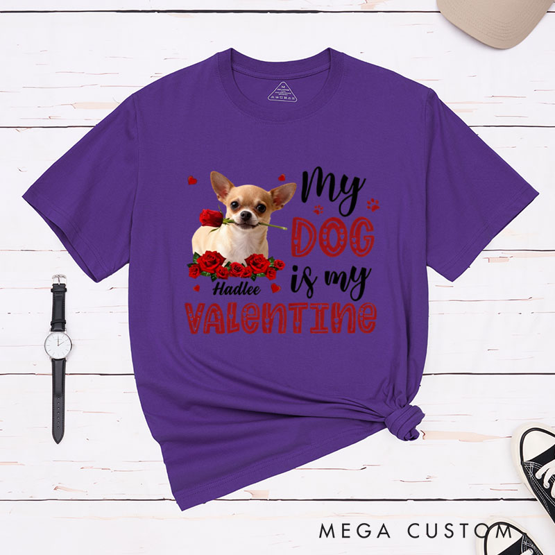 Personalized Pet Lover Valentine Gift for Pet Owners T-Shirt