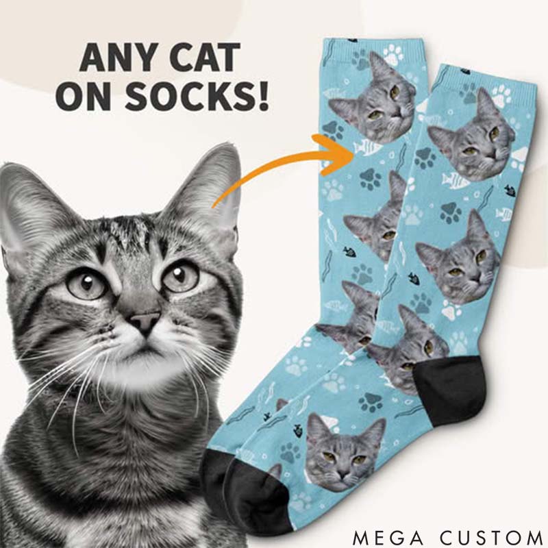 Personalized Pet Lover Your photo Socks