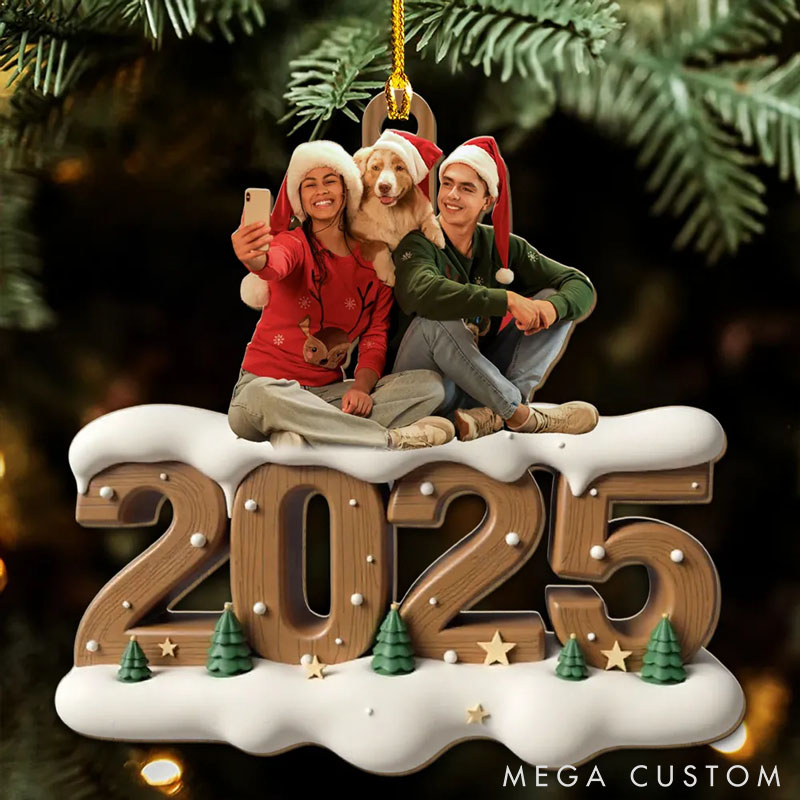 Personalized Pet Lover from this Year Onwards Photo Christmas Ornament