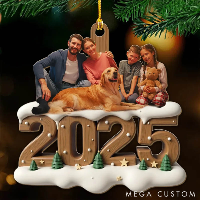 Personalized Pet Lover from this Year Onwards Photo Christmas Ornament