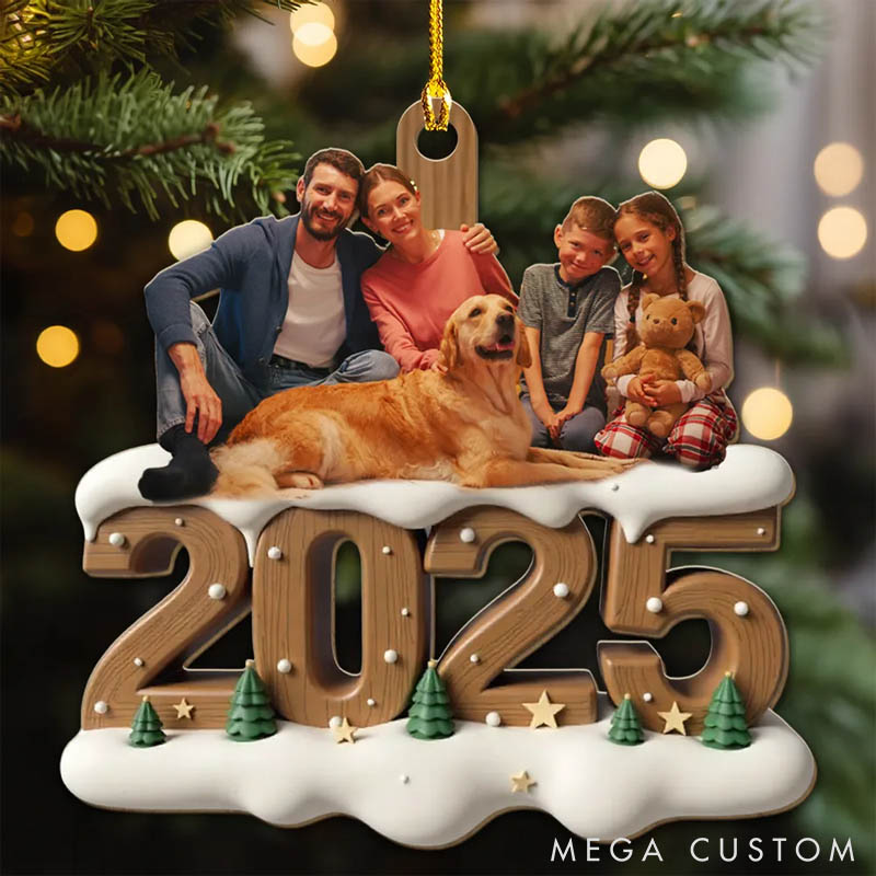 Personalized Pet Lover from this Year Onwards Photo Christmas Ornament