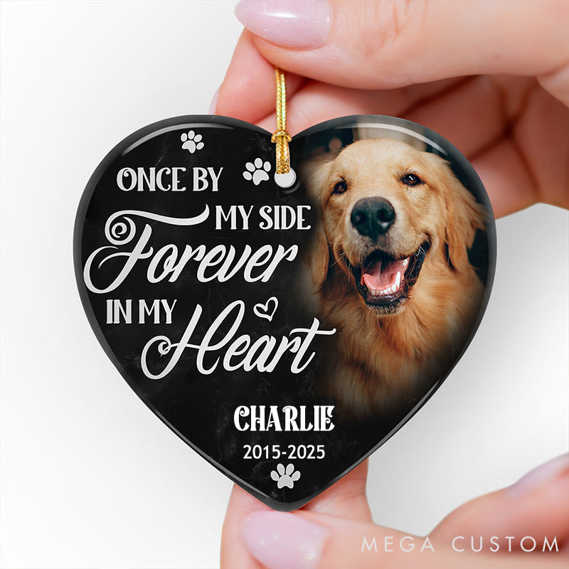 Personalized Pet Lover if Love could have Kept You Here Christmas Ornament