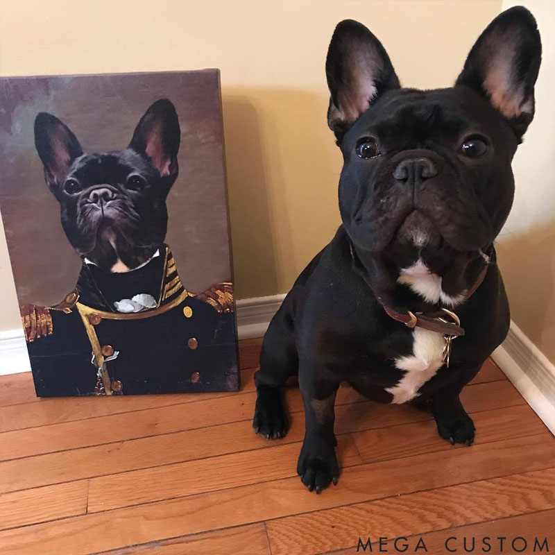 Personalized Pet Lover the Admiral Pet Portrait