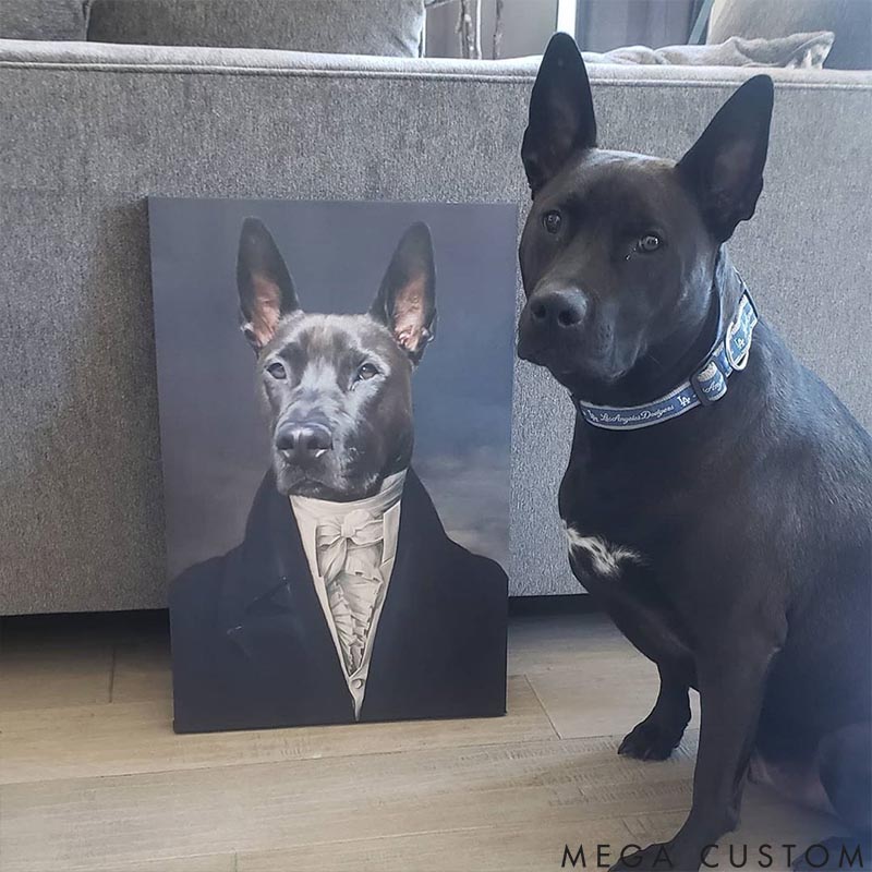 Personalized Pet Lover the Aristocrat Pet Portrait
