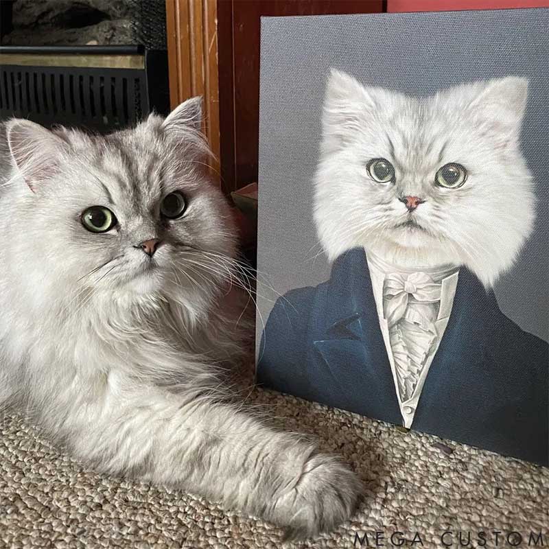 Personalized Pet Lover the Aristocrat Pet Portrait