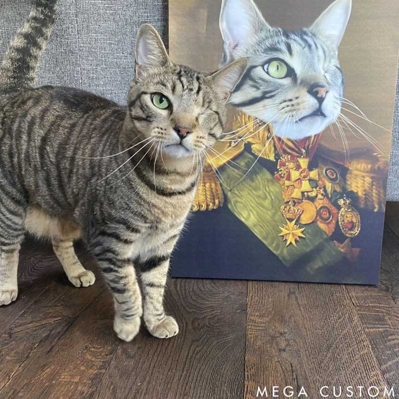 Personalized Pet Lover the Colonel Pet Portrait