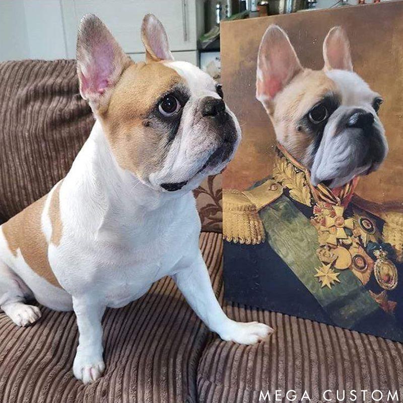 Personalized Pet Lover the Colonel Pet Portrait
