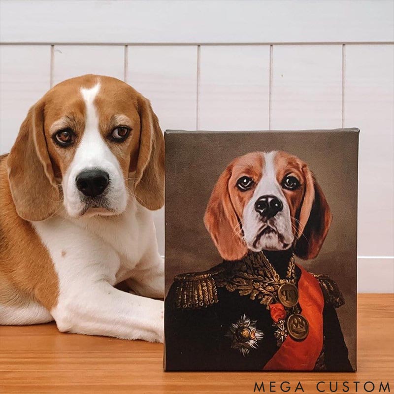 Personalized Pet Lover the Major Pet Portrait