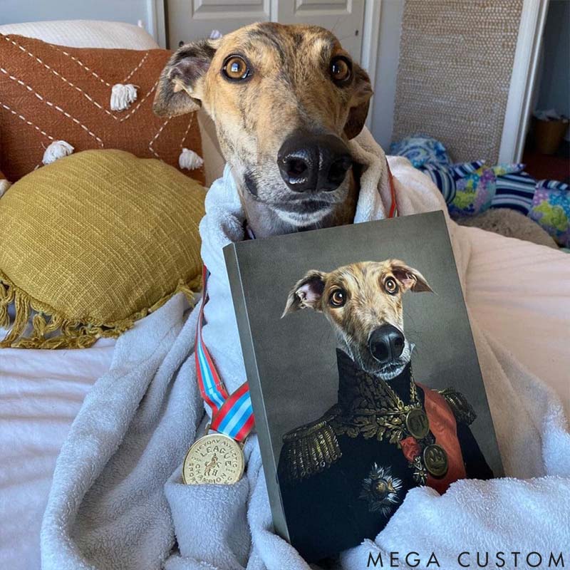 Personalized Pet Lover the Major Pet Portrait