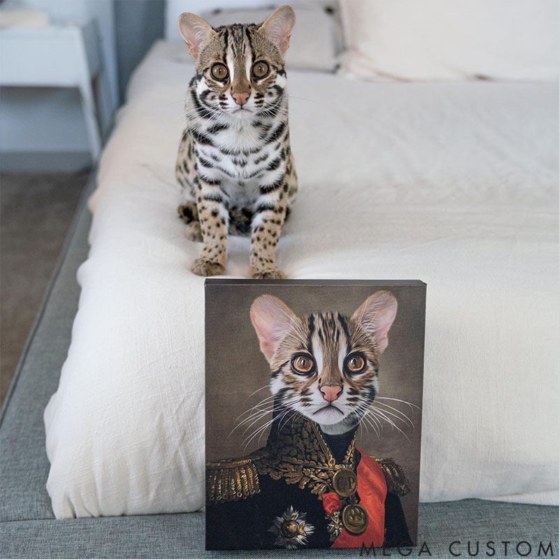 Personalized Pet Lover the Major Pet Portrait