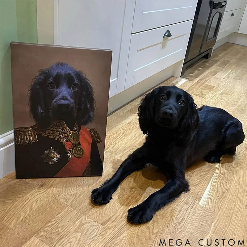 Personalized Pet Lover the Major Pet Portrait