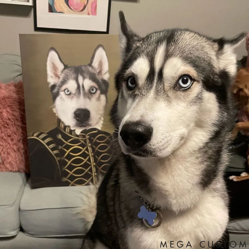 Personalized Pet Lover the Noble Pet Portrait