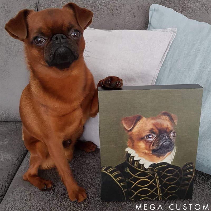 Personalized Pet Lover the Noble Pet Portrait