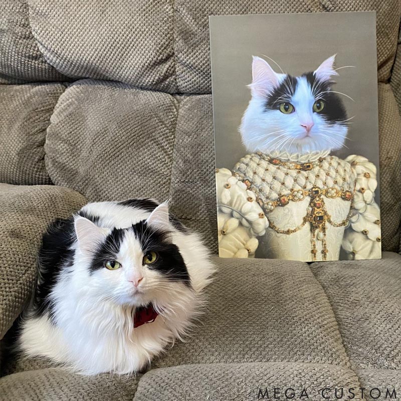 Personalized Pet Lover the Princess Pet Portrait