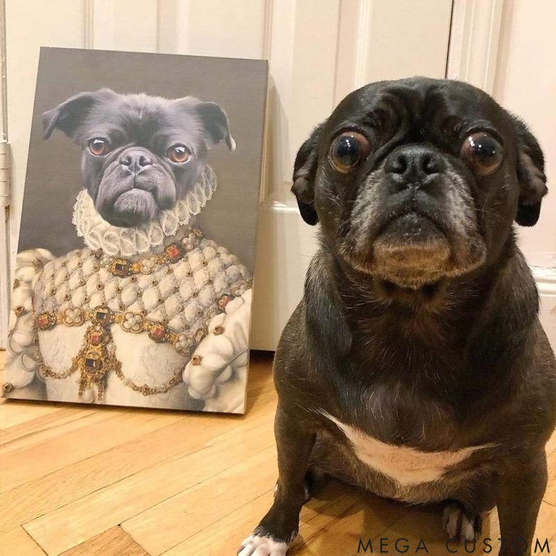 Personalized Pet Lover the Princess Pet Portrait