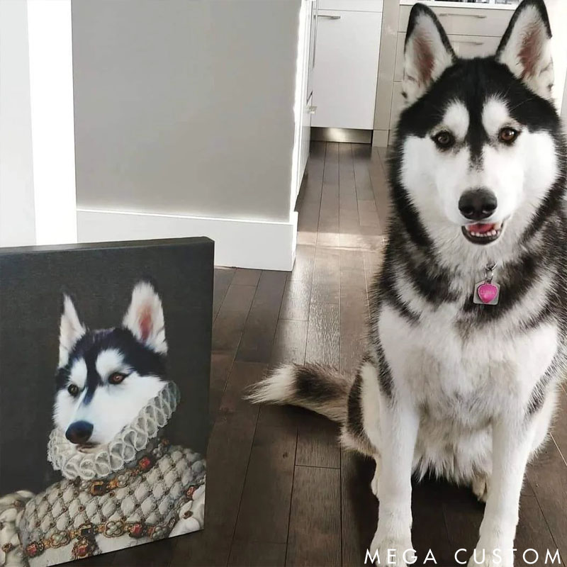 Personalized Pet Lover the Princess Pet Portrait