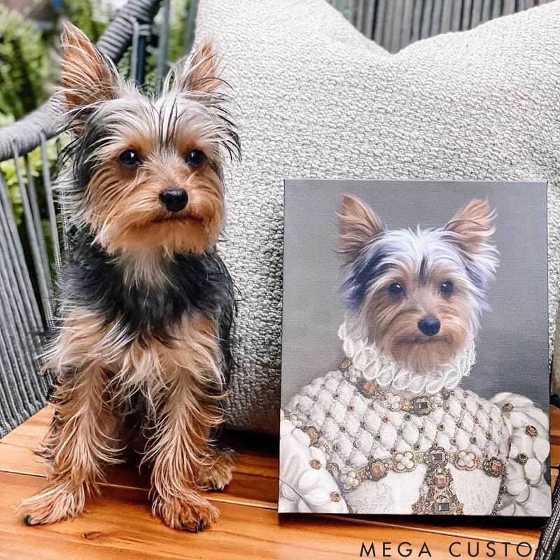 Personalized Pet Lover the Princess Pet Portrait