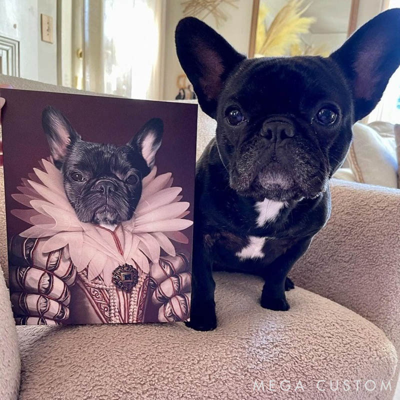 Personalized Pet Lover the Queen Pet Portrait