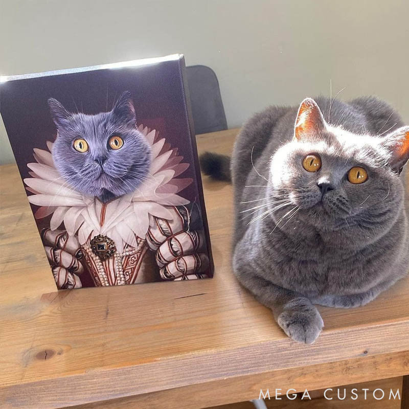 Personalized Pet Lover the Queen Pet Portrait