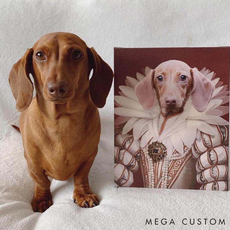 Personalized Pet Lover the Queen Pet Portrait