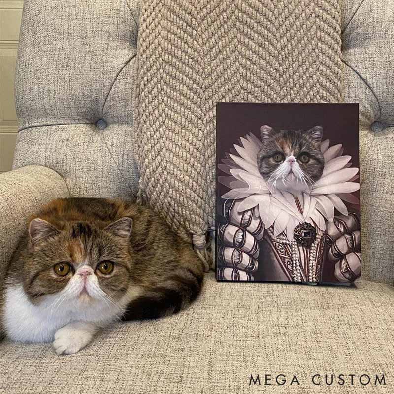 Personalized Pet Lover the Queen Pet Portrait