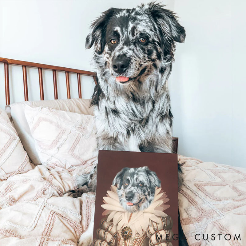 Personalized Pet Lover the Queen Pet Portrait