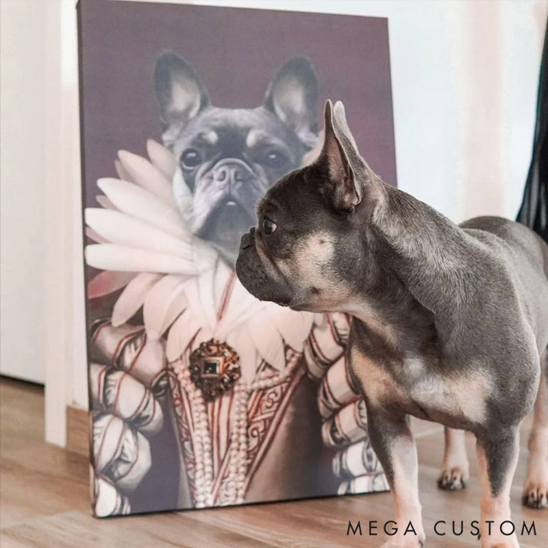 Personalized Pet Lover the Queen Pet Portrait