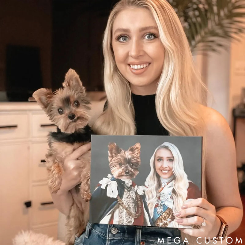 Personalized Pet Lover the Rulers Pet Portrait