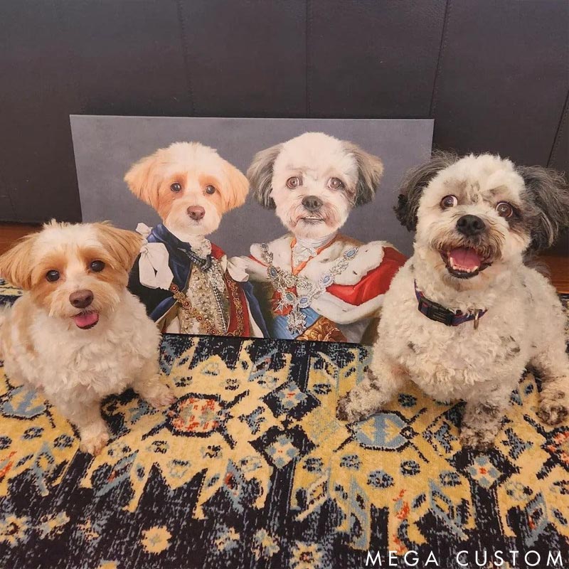 Personalized Pet Lover the Rulers Pet Portrait