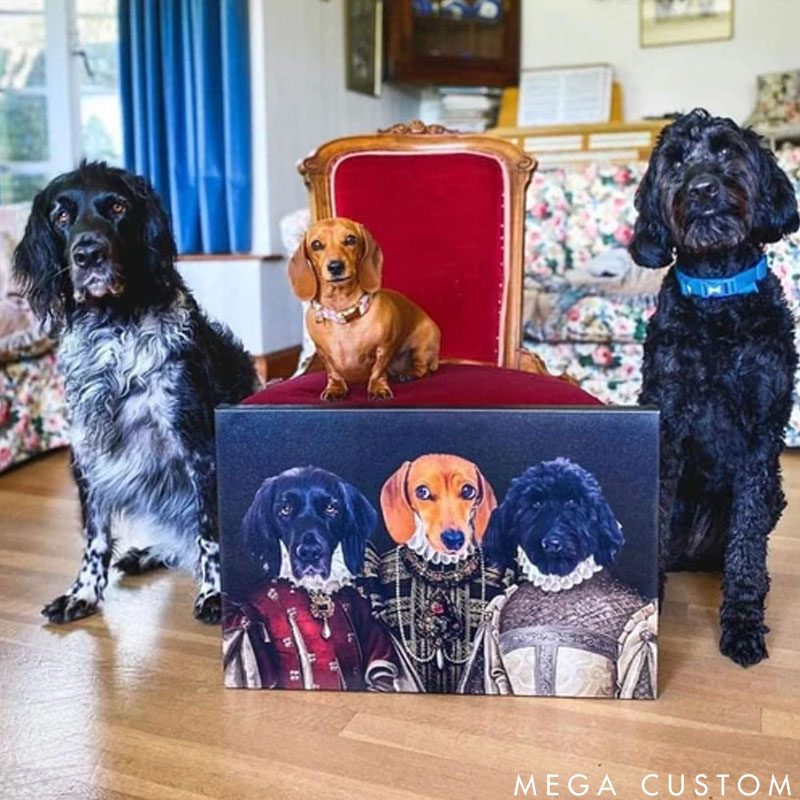 Personalized Pet Lover the Three Queens Pet Portrait