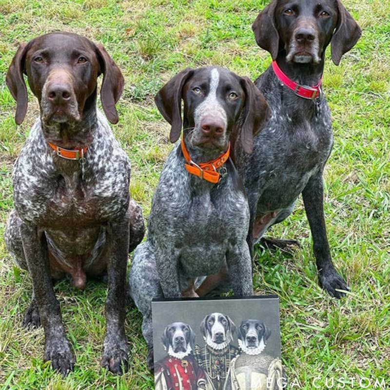 Personalized Pet Lover the Three Queens Pet Portrait