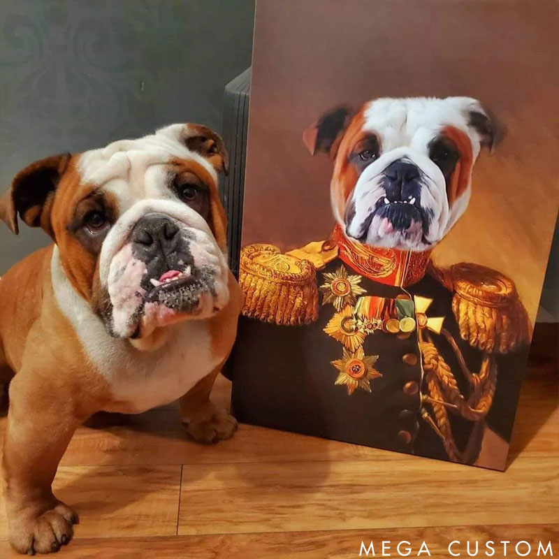 Personalized Pet Lover the Veteran Pet Portrait