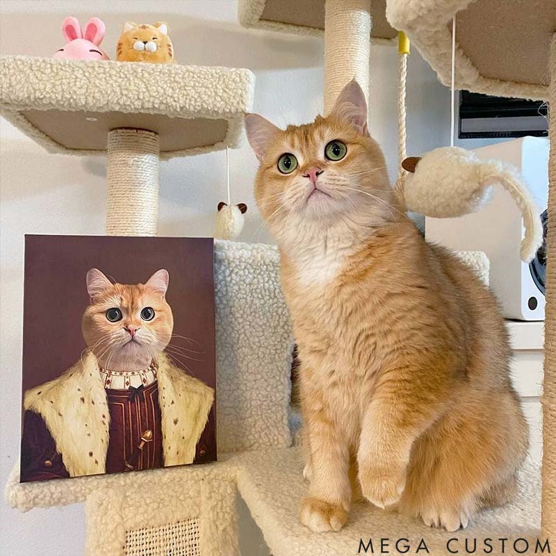 Personalized Pet Lover the Young King Pet Portrait