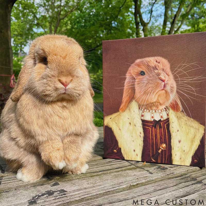 Personalized Pet Lover the Young King Pet Portrait