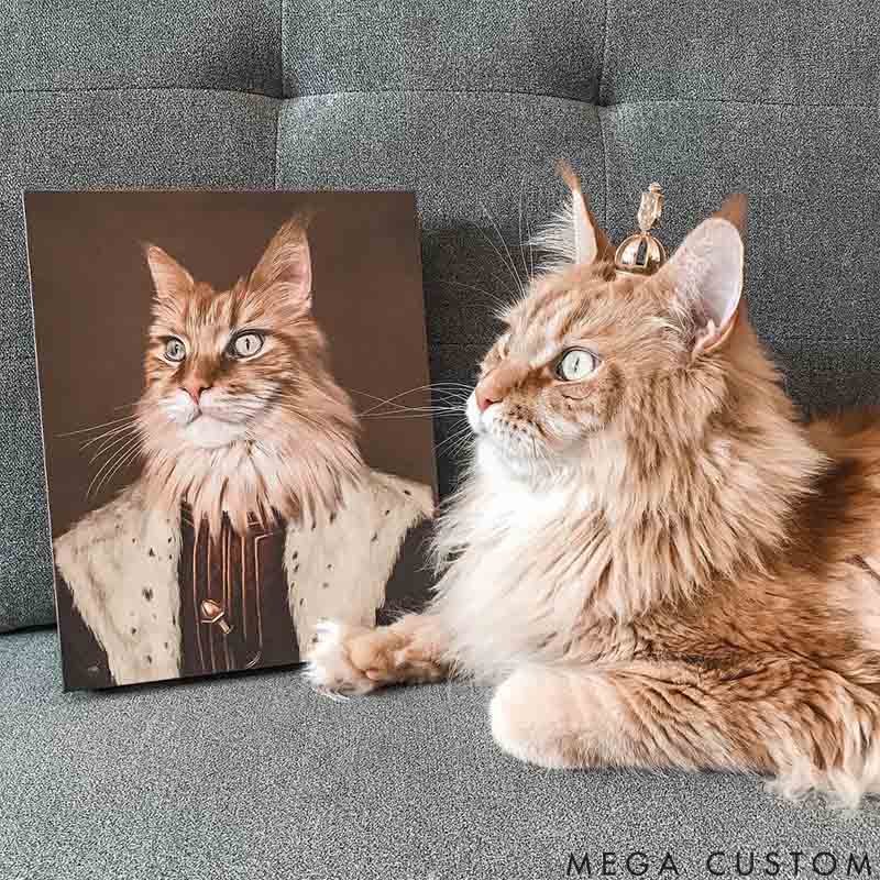 Personalized Pet Lover the Young King Pet Portrait