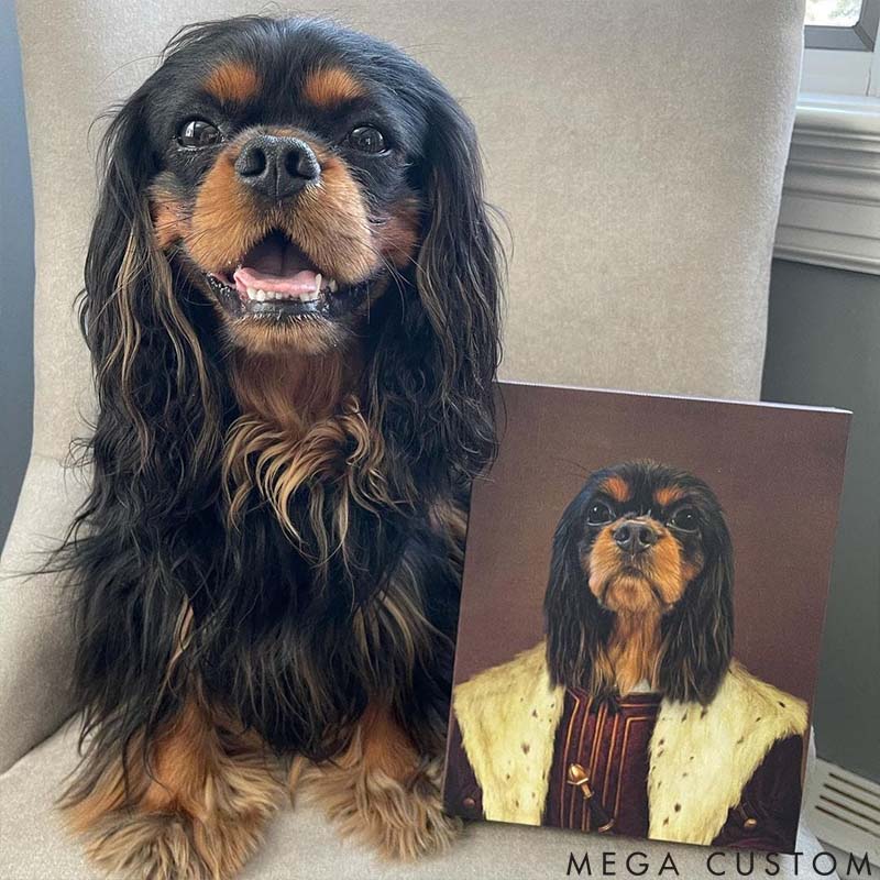 Personalized Pet Lover the Young King Pet Portrait