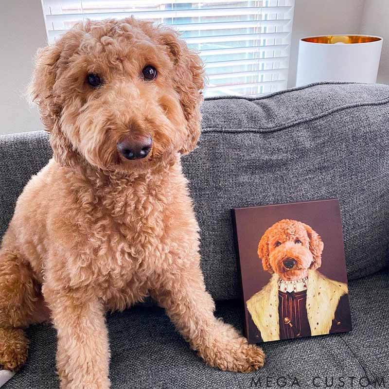 Personalized Pet Lover the Young King Pet Portrait