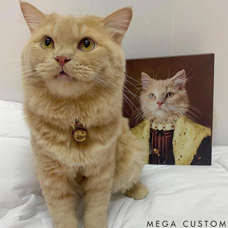 Personalized Pet Lover the Young King Pet Portrait