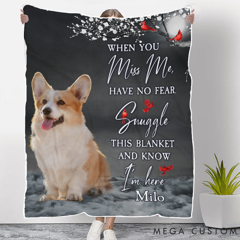 Personalized Pet Lover this Blanket Memorial Pet Loss Throw Blanket