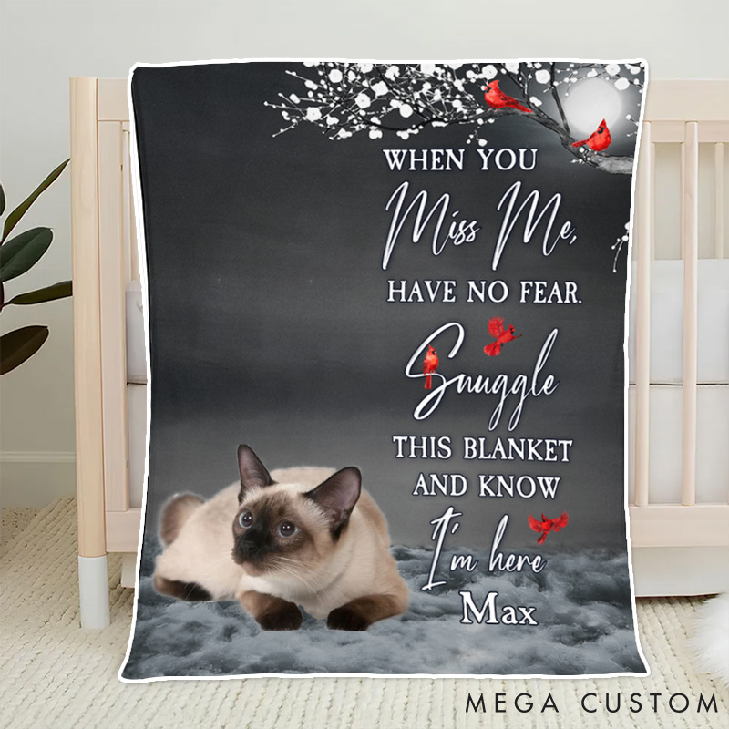 Personalized Pet Lover this Blanket Memorial Pet Loss Throw Blanket