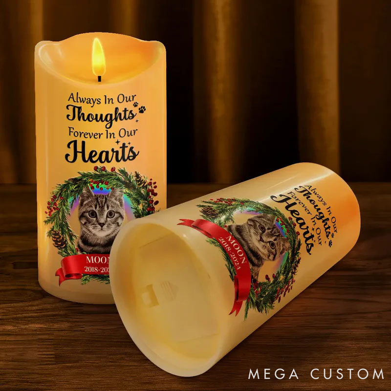 Personalized Pet Lover this Candle Burns in Loving Memory Candles