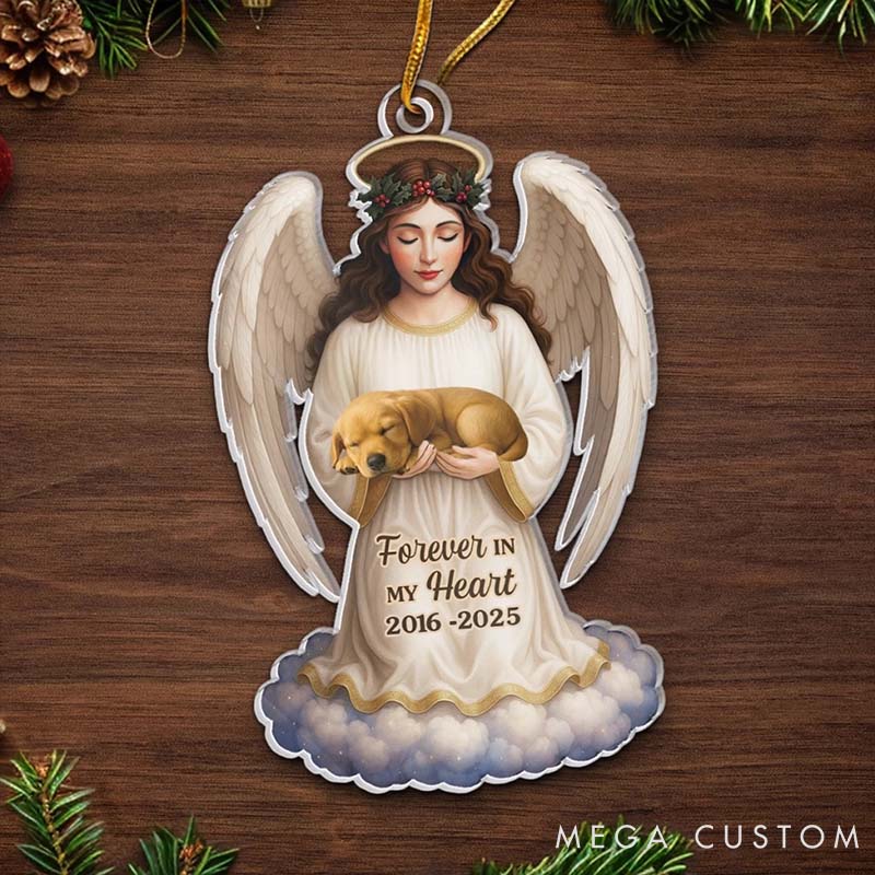 Personalized Pet Lover until We Meet Again Christmas Ornament