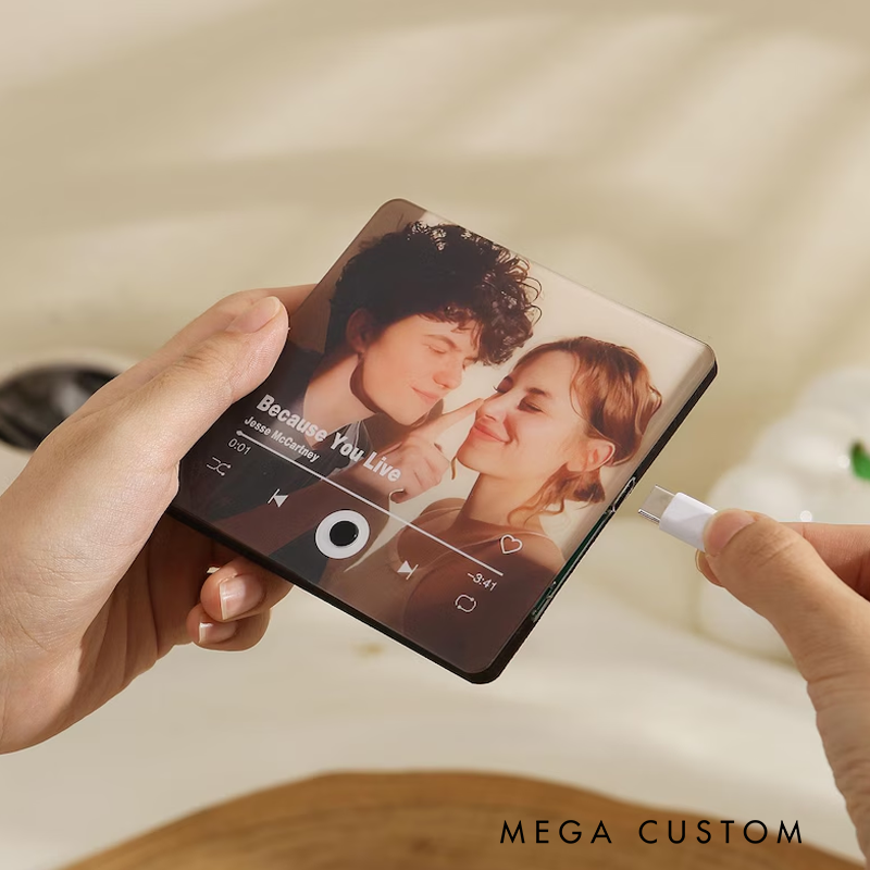 Personalized Photo Album Fridge Magnet Wall Photo Sticker Music Movement Music Fridge Magnet Without Cell Phone Photo Music Christmas Gift