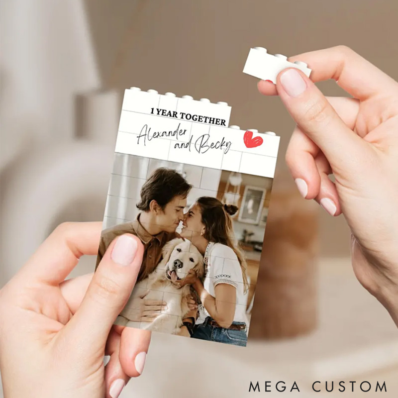 Personalized Photo Puzzles Blocks Puzzles Anniversary Gifts for Your Loved one Valentines Gift For Pet Lover