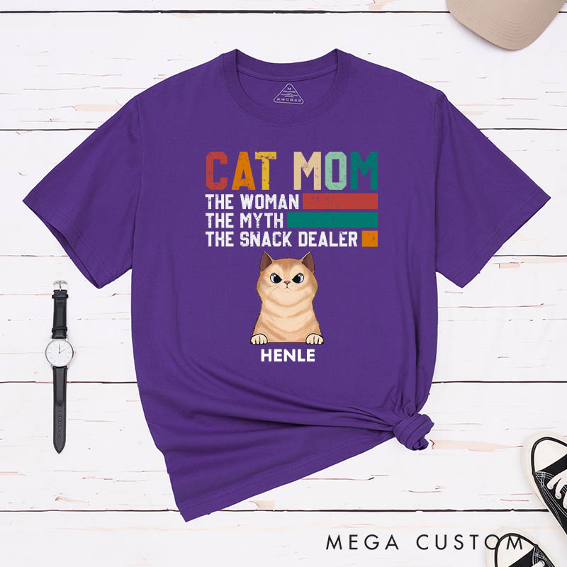 Personalized Professional Treat Negotiator T-Shirt Gifts for Pet Lover for Cat Lover