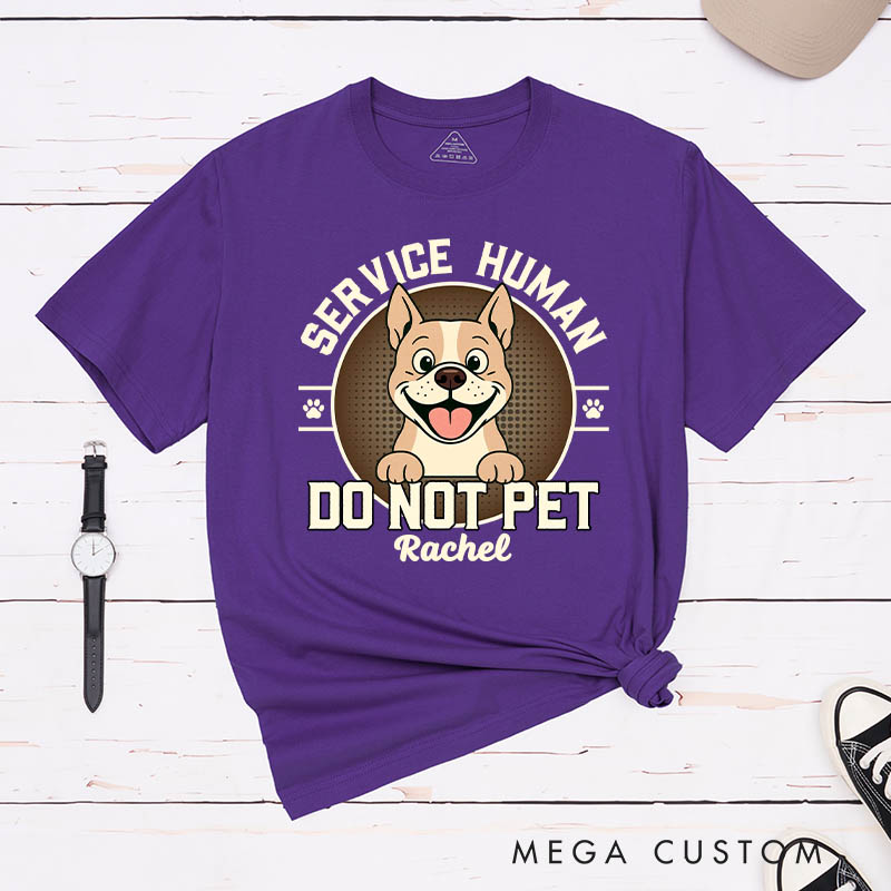 Personalized Service Human Logo T-Shirt Gifts for Pet Lover for Dog Lover